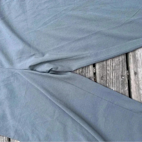 Long Grey Stretch Wide Leg Pants Size 4XL - Picture 5 of 7